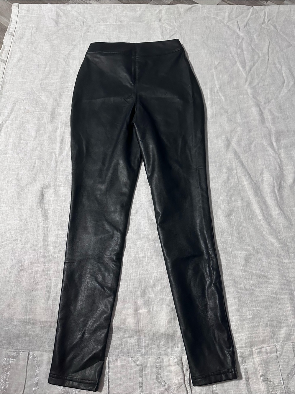 Ci Sono Black Faux Leather Leggings